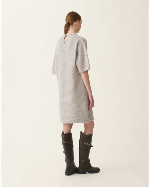 Fabiana Filippi Natural Tweed Dress