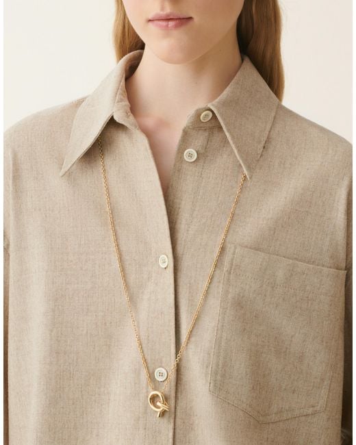 Fabiana Filippi Natural Knot Pendant Necklace