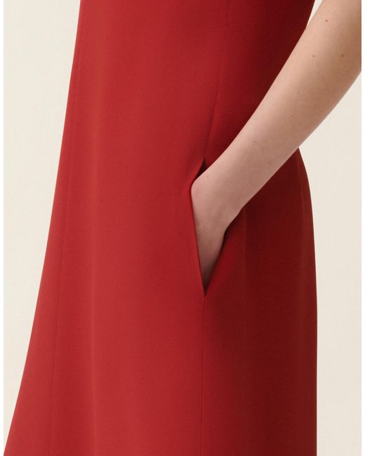 Fabiana Filippi Red Cady Dress