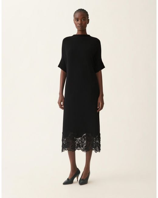 Fabiana Filippi Black Platinum Kimono Dress