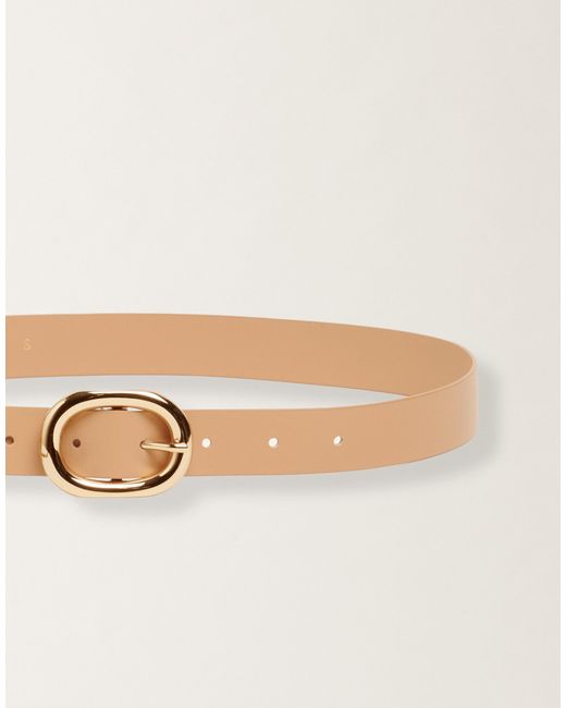 Fabiana Filippi Natural Nappa Leather Belt, Maple