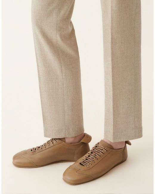 Fabiana Filippi Natural Retro Sneaker
