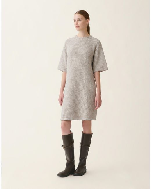 Fabiana Filippi Natural Tweed Dress