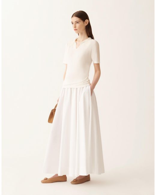 Fabiana Filippi Natural Silk And Cotton Polo