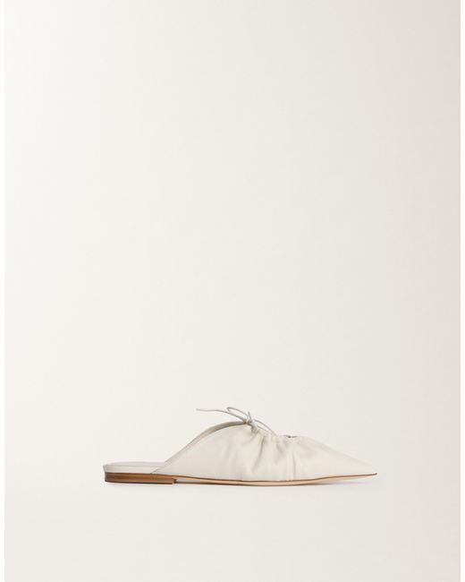 Sabots Pointus En Cuir Nappa Fabiana Filippi en coloris Natural