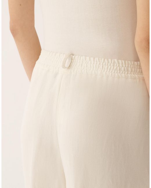 Fabiana Filippi Natural Crepe De Chine Pants