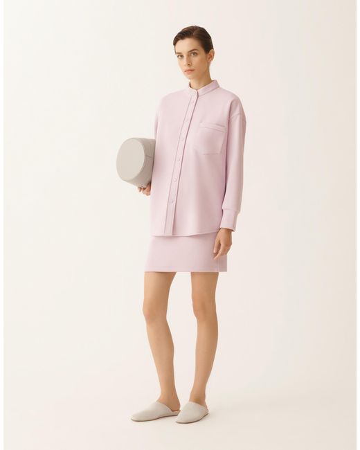 Fabiana Filippi Pink Scuba Cashmere Shirt