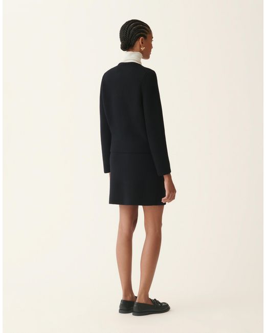 Fabiana Filippi Blue Merino Wool Cardigan