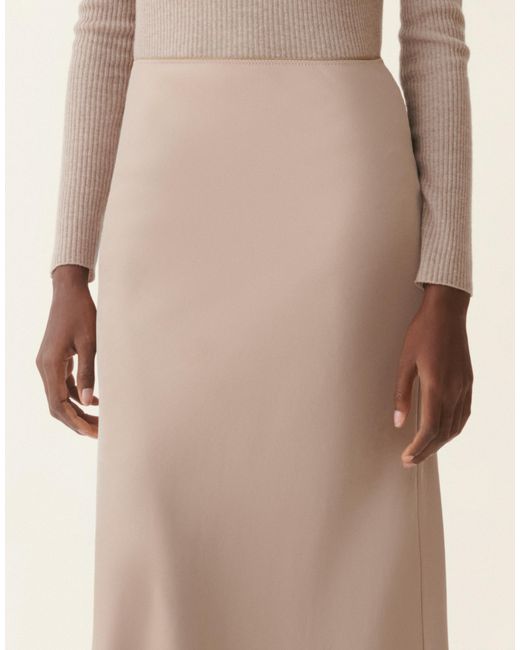 Fabiana Filippi Natural Long Fluid Skirt