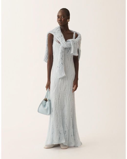 Fabiana Filippi White Long Tank Dress