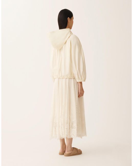Fabiana Filippi Natural Technical Taffeta Bomber Jacket