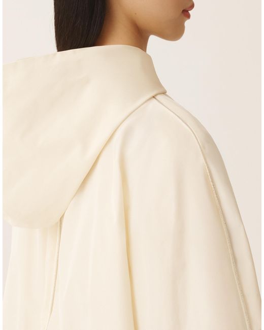 Fabiana Filippi Natural Technical Taffeta Bomber Jacket