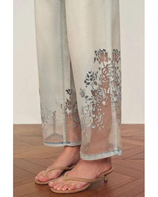 Fabrique Natural Ariel Straight Cropped Jeans
