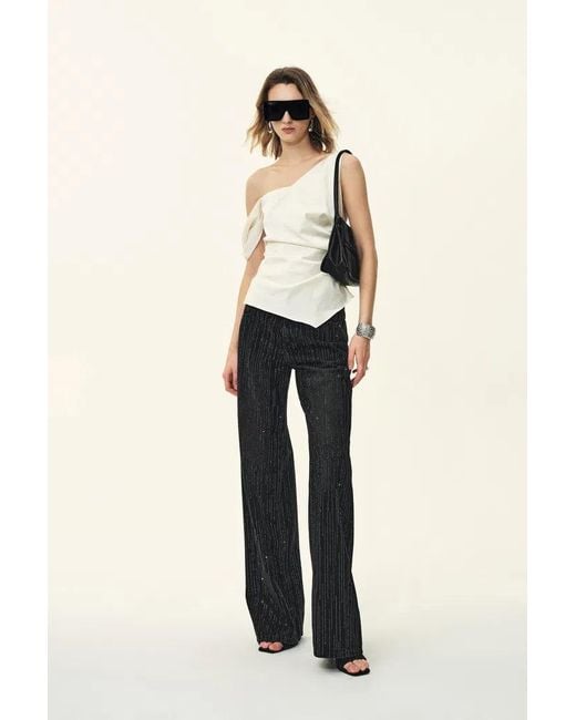 Fabrique Black Eclipse-D Rhinestone Washed Jeans