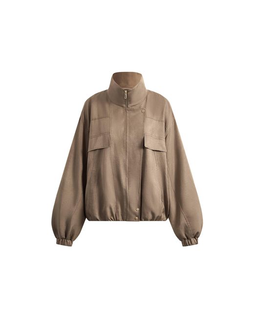Fabrique Natural Aurin Bubble Hem Jacket