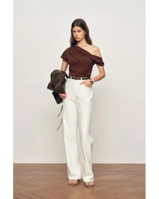 Fabrique Natural Alma Barrel Straight Leg Jeans