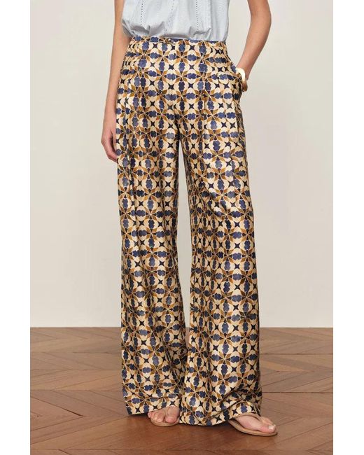 Fabrique Brown Jorien Drape Pants