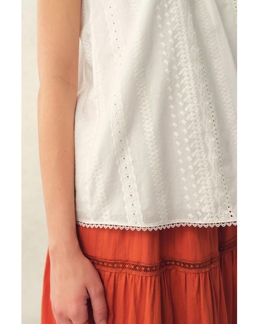 Fabrique Red Hazel Halter Neck Sleeveless Top