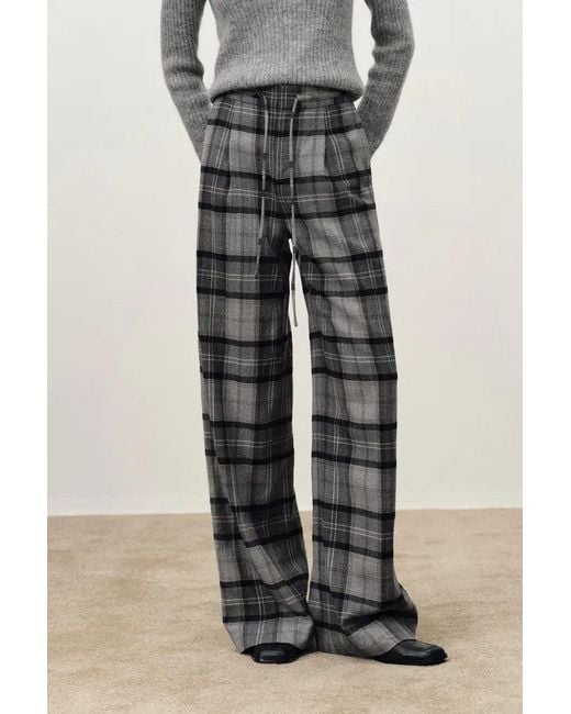 Fabrique Multicolor Klara Fringe Collar Drawstring Pants