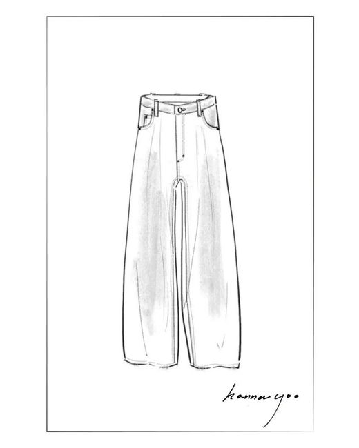 Fabrique Natural Sienna Airy Drawstring Barrel Leg Pants
