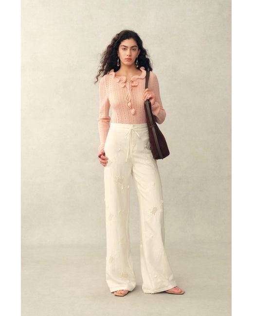 Fabrique Natural Anna Eyelet Pants