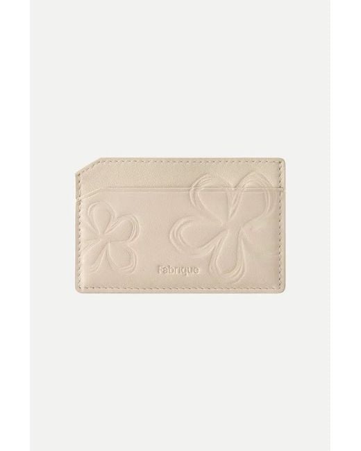 Fabrique Natural Bevel Double Layer Card Holder