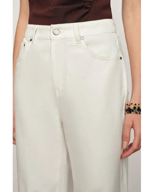 Fabrique Natural Alma Barrel Straight Leg Jeans