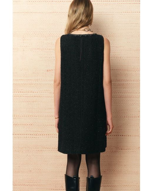 Fabrique Natural Charlotte Square Neck A Line Dress