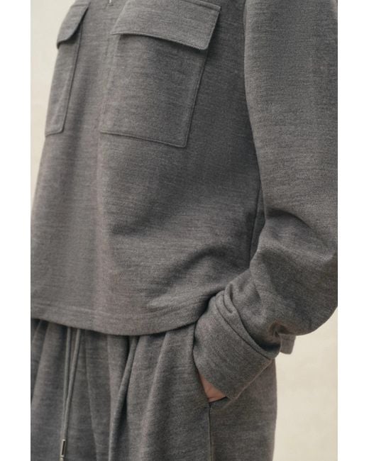 Fabrique Natural Isadora Half Zip Knit Top
