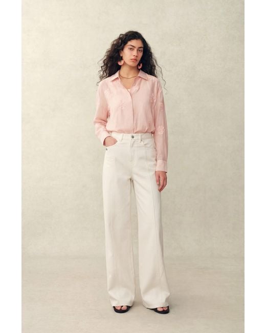 Fabrique Natural Colette Embroidery Shirt