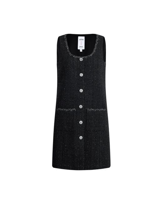 Fabrique Natural Charlotte Square Neck A Line Dress