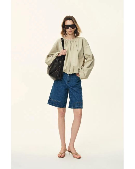 Fabrique Blue Yvonne Carpenter Denim Shorts