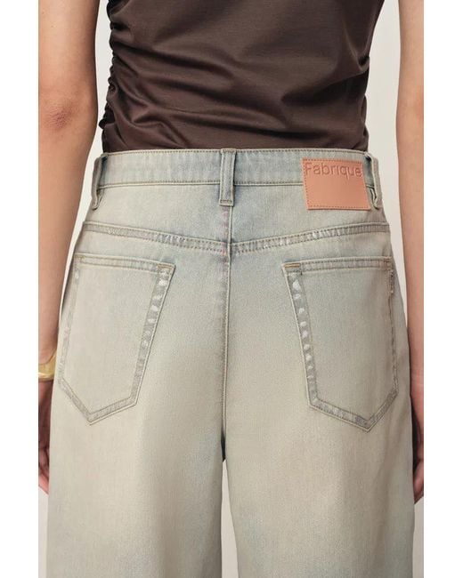 Fabrique Natural Ariel Straight Cropped Jeans