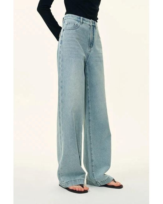 Fabrique Blue Eman Straight-Leg Denim Jeans