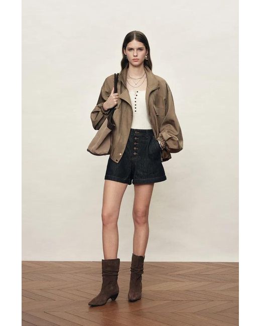 Fabrique Natural Aurin Bubble Hem Jacket