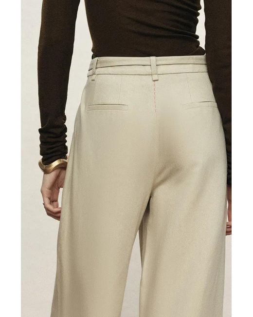 Fabrique Natural Erica Thin Waist Wide Leg Relaxed Pants