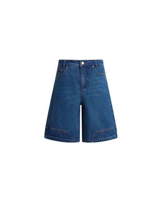 Fabrique Blue Yvonne Carpenter Denim Shorts