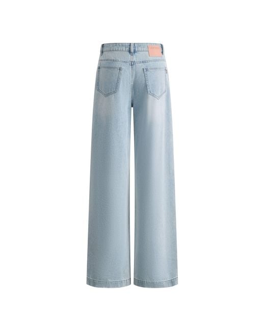 Fabrique Blue Eman Straight-Leg Denim Jeans