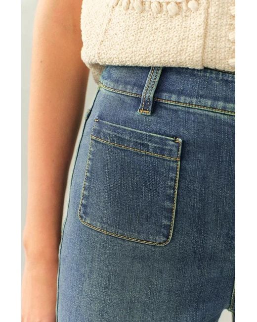 Fabrique Blue Sita French Style Denim Flare Jeans
