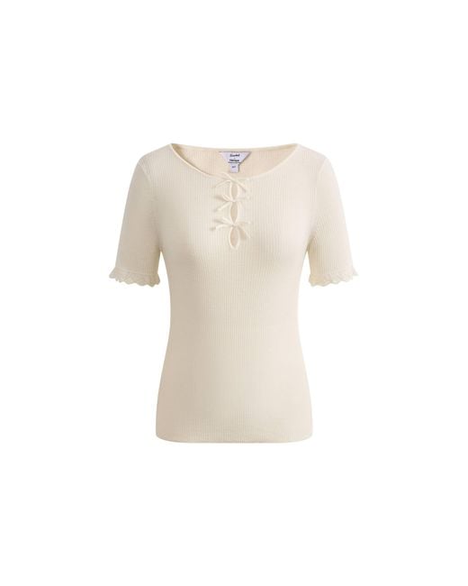 Fabrique Natural Iris Wool Base Layer Top