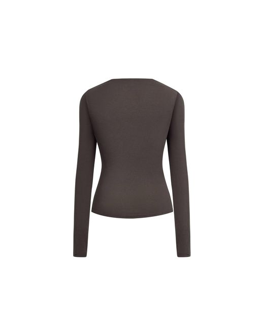 Fabrique Natural Nyx Drapy Ruched Off Shoulder Top