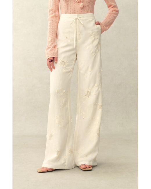 Fabrique Natural Anna Eyelet Pants