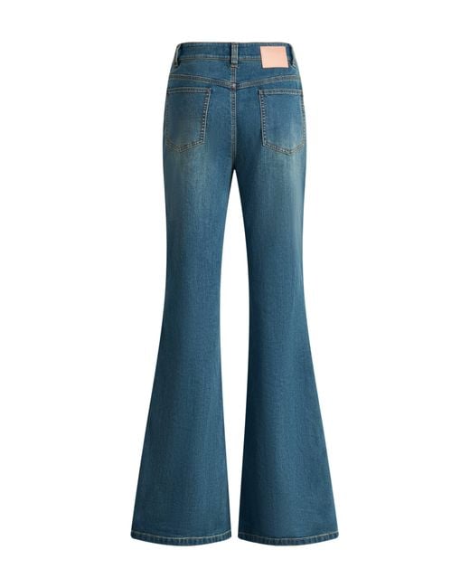 Fabrique Blue Sita French Style Denim Flare Jeans