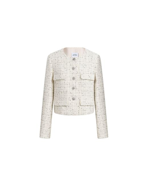 Fabrique Natural Victoria Shimmer Check Jacket