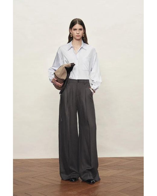 Fabrique Black Alice Wide Waistband Casual Pants