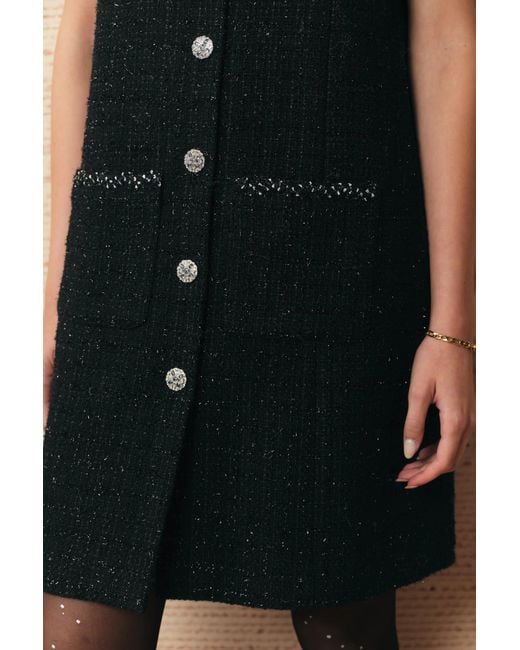 Fabrique Natural Charlotte Square Neck A Line Dress