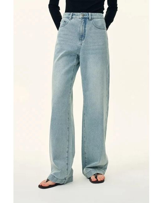 Fabrique Blue Eman Straight-Leg Denim Jeans