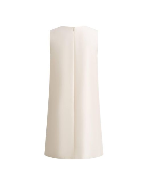 Fabrique Natural Yazmin 3D Floral Neckline Dress