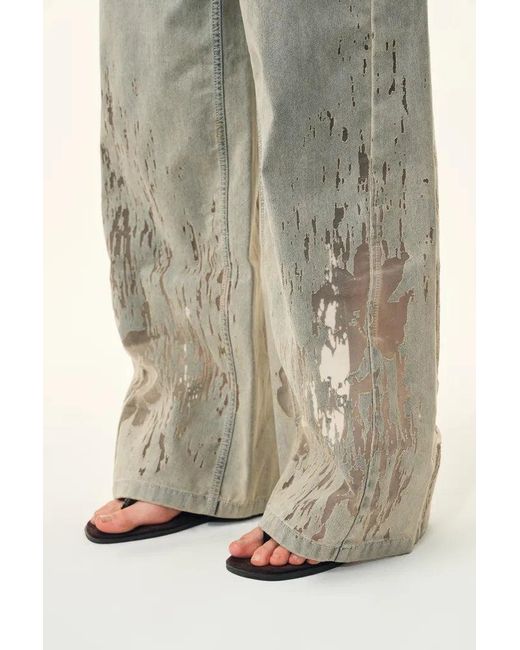 Fabrique Gray Thalia Devoré Jeans