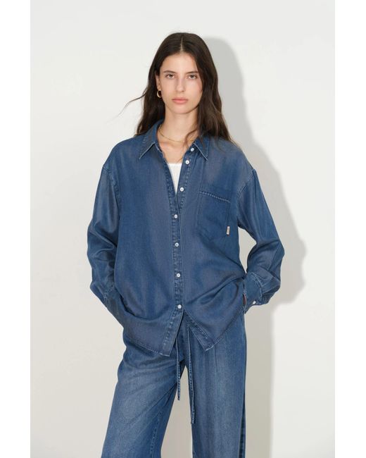 Fabrique Blue Eva Vintage Airy Shirt